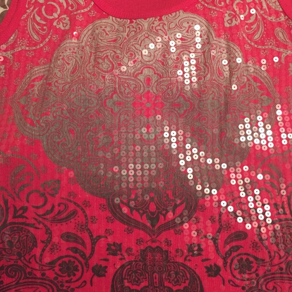 Sequin Fronted Tank - Picture 3 of 4