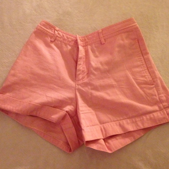 Gap Pink Retro High-Waist Shorts - Picture 2 of 3