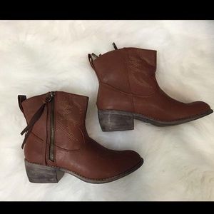 Brown booties