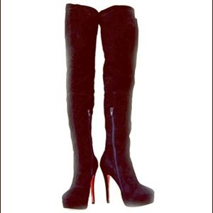 Christian Louboutin Lookalike Mid Thigh Boots