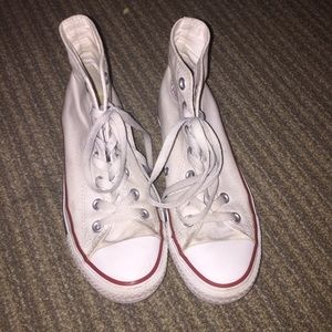 White high top converse