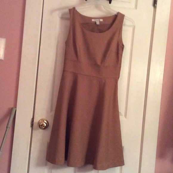 Tan Lined dress