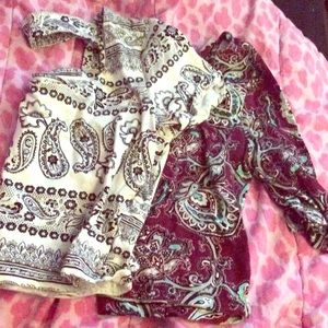 Patterned crop top bundle🙇🏼🎉🎉🎉💞💞