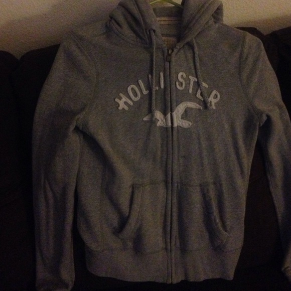 Grey hollister jacket