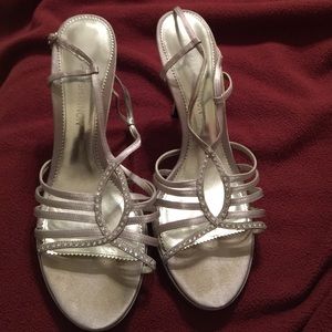 Silver Prom Shoes