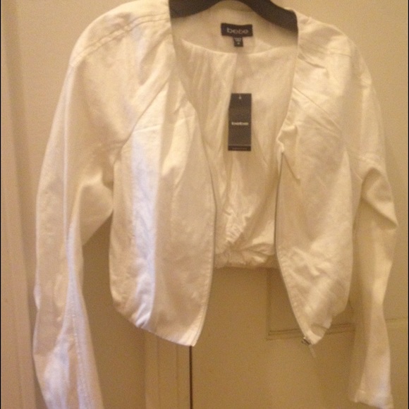 Bebe Cropped Jacket Size Medium