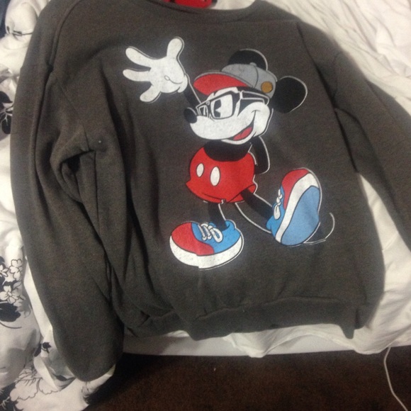 Mickey house off the shoulder shirt