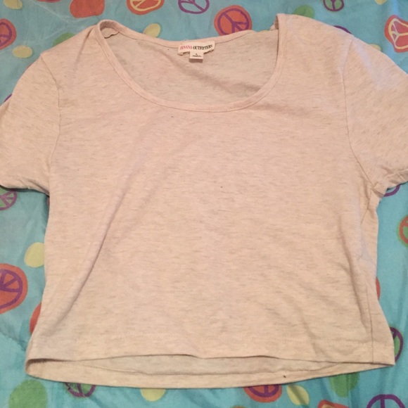 Peach crop top