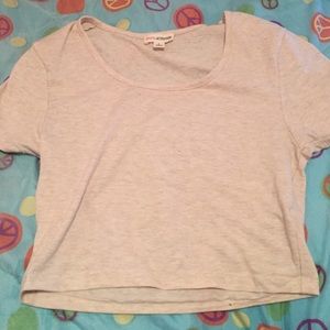 Peach crop top