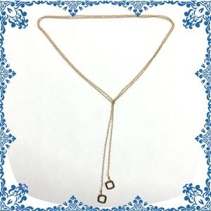 Boutique goldtone lariat