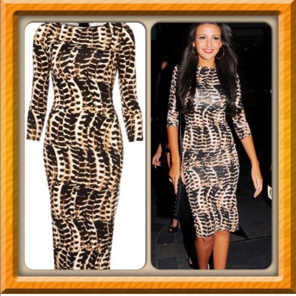 RESTOCKED AGAIN!🌺HP 4/10, 5/17🌺 LEOPARD BODYCON - Picture 2 of 3