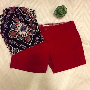 Ann Taylor Loft Red Shorts❤️