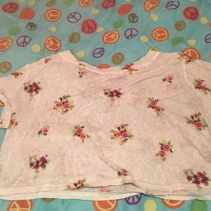 Floral crop top