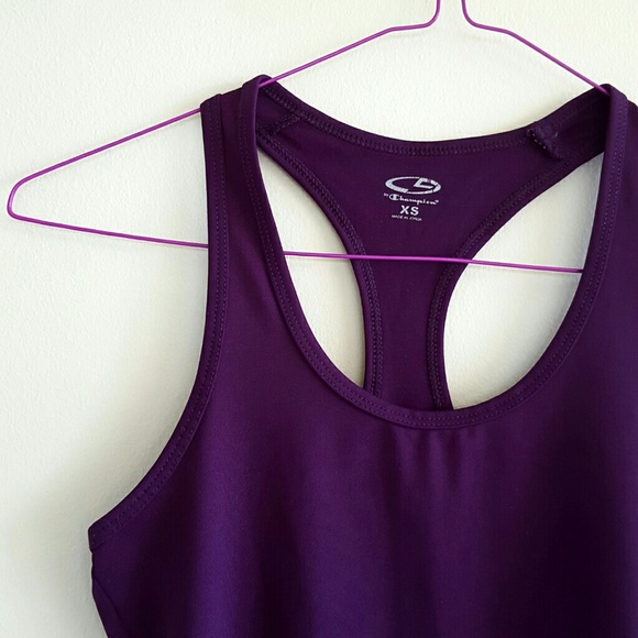 Fitted Racerback Athletic Tank Top | Purple