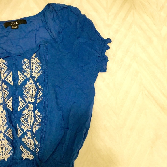 Festive Blue Top💙