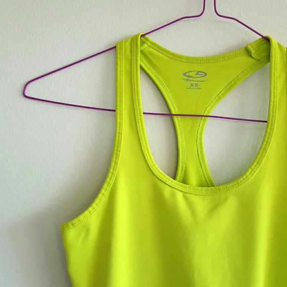 NWOT| Fitted Athletic Racerback Tank | Yellow