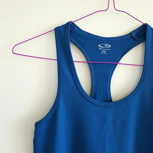 Fitted Racerback Athletic Tank | Teal Blue