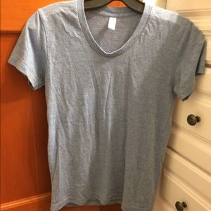 American Apparel light blue tee