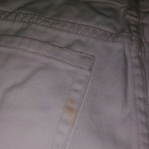 Ripped White Jean Shorts F21 - Picture 4 of 4