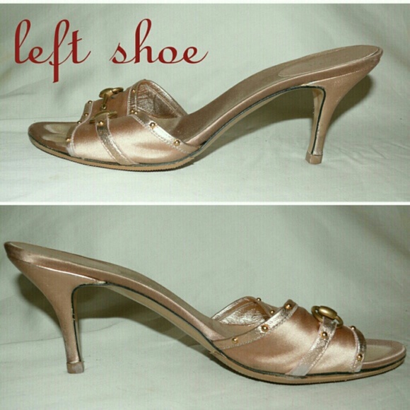 Vintage Gucci pink slip on heels authentic size 38 - Picture 2 of 4