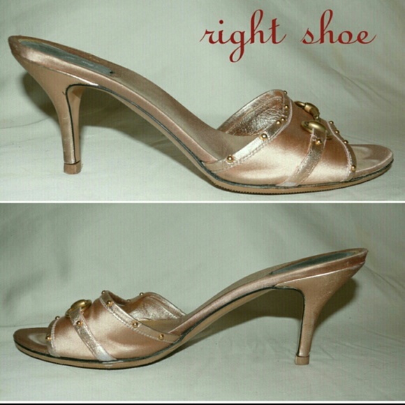 Vintage Gucci pink slip on heels authentic size 38 - Picture 3 of 4