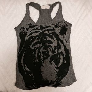 Tiger Gray Tank