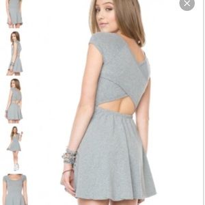 Brandy Melville grey bethan dress