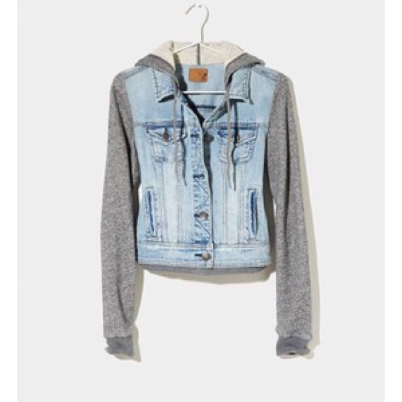 Hooded Jean Jacket