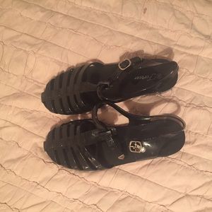 Black jelly Shoes