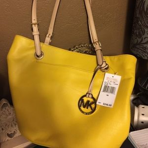 Michael Kors Yellow Purse - Bag