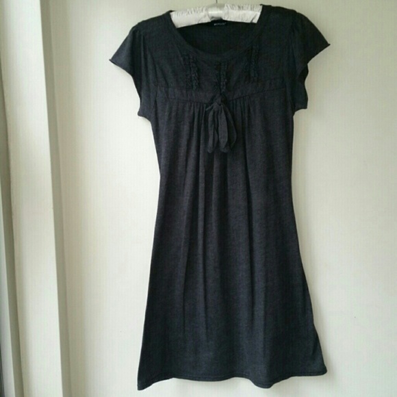 Grey baby doll t shirt dress