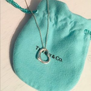 Tiffany & Co. Elsa Peretti Silver Open Heart