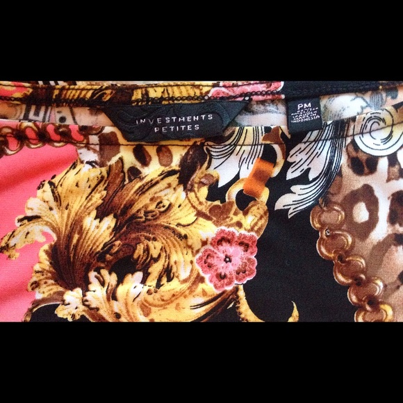 Printed Petite Top by Investment Petites Size PM - Picture 4 of 4