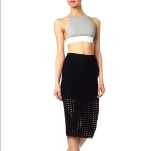 T by Alexander Wang Skirts - T BY ALEXANDER WANG CIRCULAR HOLE JAQUARD SKIRT T by Alexander Wang Skirts - T BY ALEXANDER WANG CIRCULAR HOLE JAQUARD SKIRT