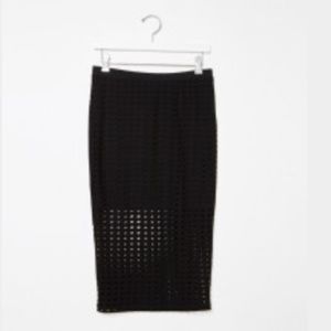T by Alexander Wang Skirts - T BY ALEXANDER WANG CIRCULAR HOLE JAQUARD SKIRT T by Alexander Wang Skirts - T BY ALEXANDER WANG CIRCULAR HOLE JAQUARD SKIRT