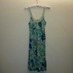 FP floral dress with beaded straps