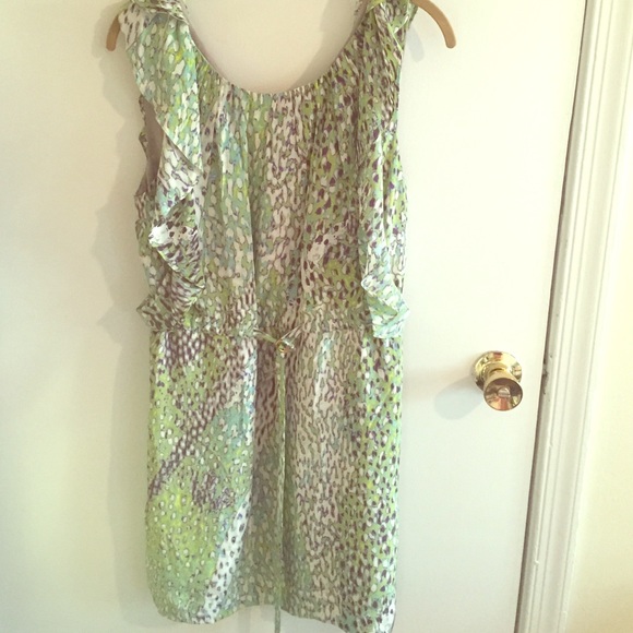 Silk anthropolgie dress
