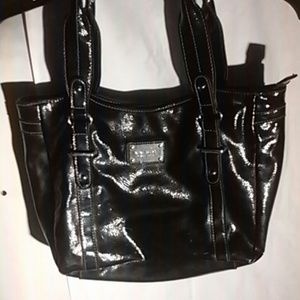 Black, Nine West bag.