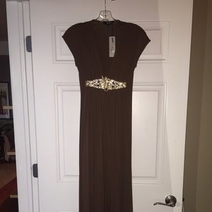 Brown dress, brand name Sky - with tags