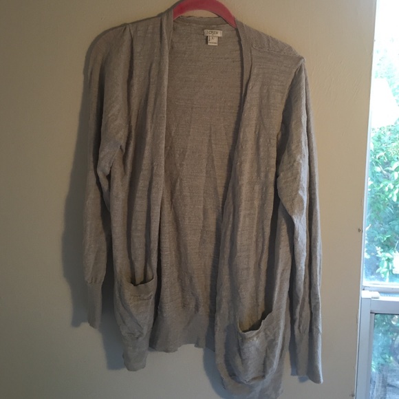 Marled J crew beige cardigan. Size L