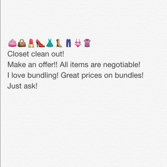 Bundles! All items negotiable!