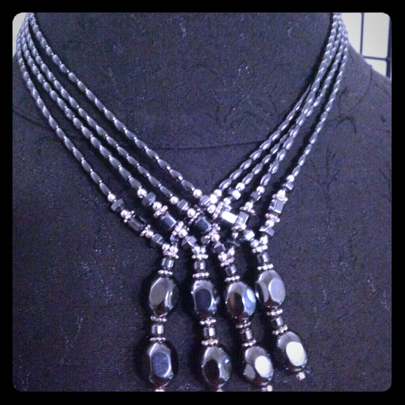 SOLD! Hematite w/ Pendant.
