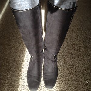 Black Tall Riding Boots