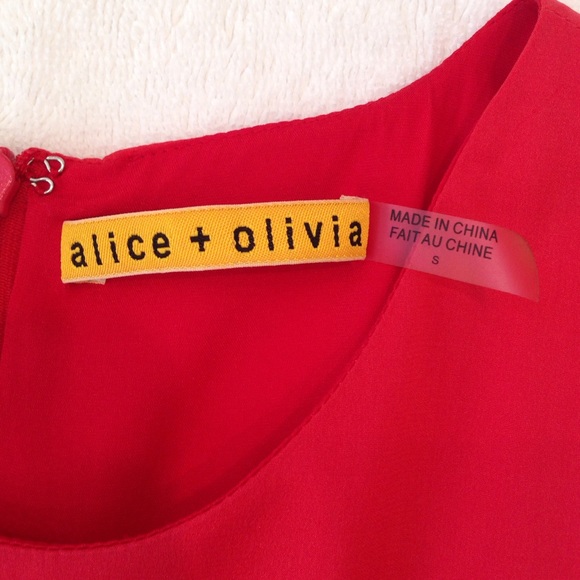 Alice+Olivia Contrast Dress, Size S - Picture 4 of 4