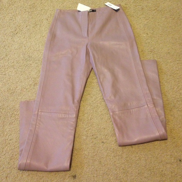 NWT DKNY leather pants