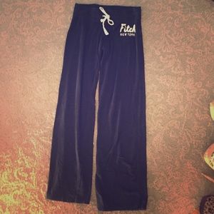 Abercrombie and Fitch navy blue light sweat pants