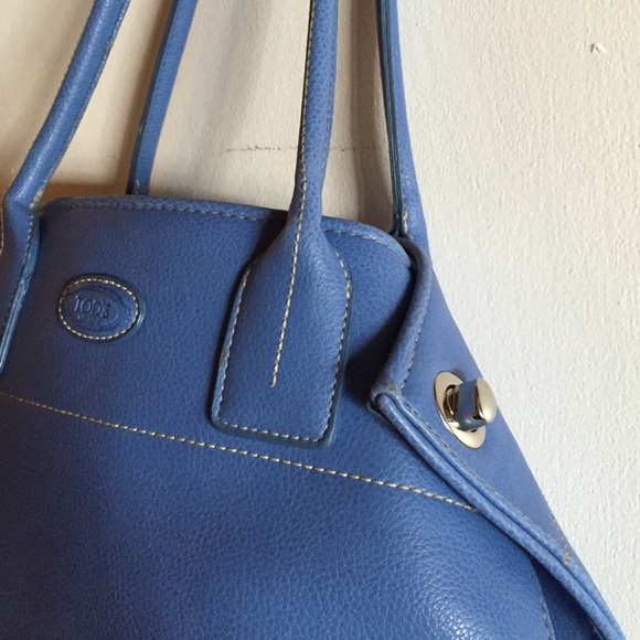 Tod's Handbag In Blue - Picture 3 of 4