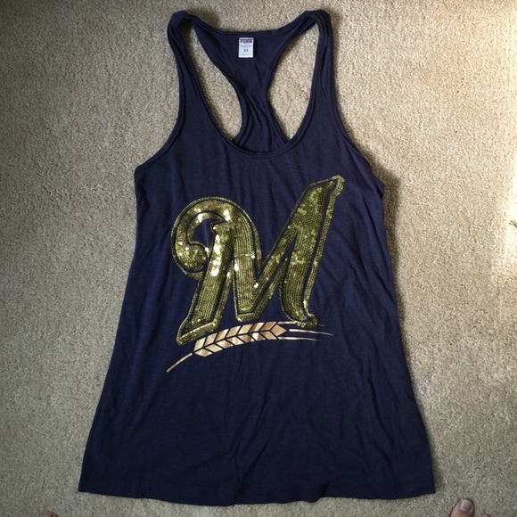 Milwaukee Brewers sequin tank top by PINK