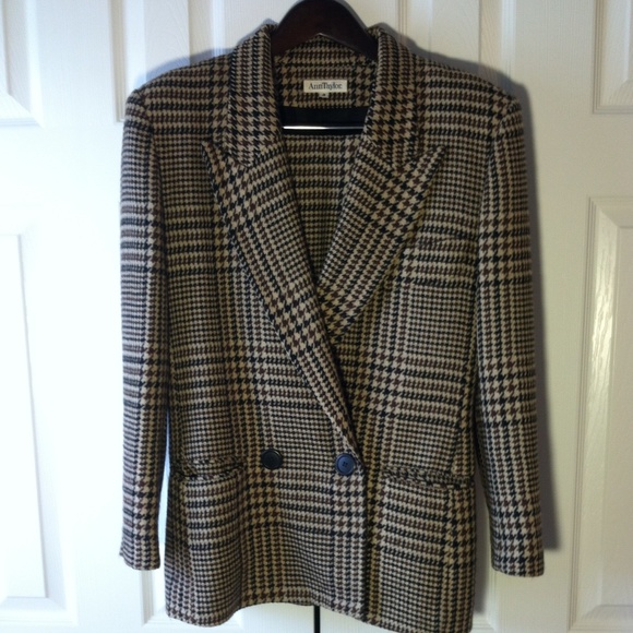 Ann Taylor Wool Skirt Suit