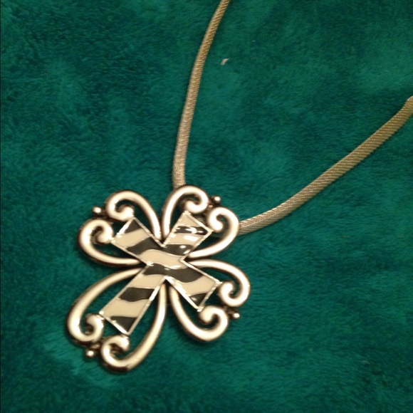Western bling zebra print pendant! - Picture 3 of 4